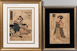 Two Ukiyo-e Woodblock Prints