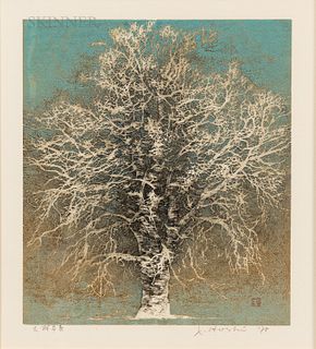 Joichi Hoshi (1913-1979), Great Tree in Early Spring (Small)