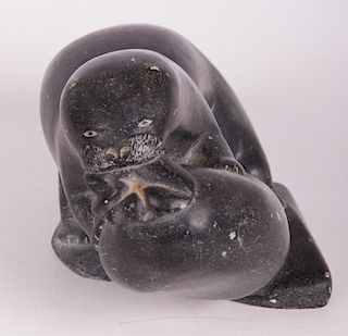 Smooth Stone Seal Sculpture