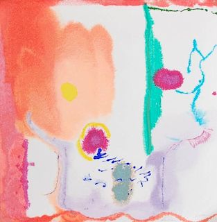 Helen Frankenthaler 'Beginnings' Hand-Silkscreened Edition, Signed Edition