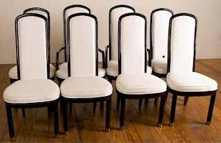 Henredon Modern Dining Chairs, Eight (8)