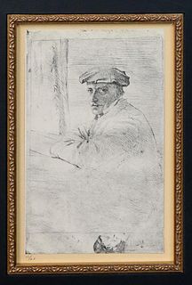 Edgar Degas (after) - Portrait of the Engraver Joseph