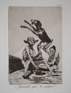Francisco Goya - Aguarda que te Unten