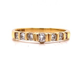 14k Diamond Half Eternity Ring