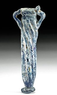 Roman Glass Unguentarium - Stunning Iridescence