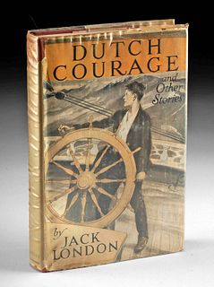 1922 Jack London Dutch Courage + Dust Jacket 1st Ed.