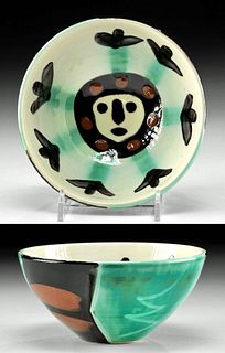 Pablo Picasso Ceramic Bowl "Visage" (1955)