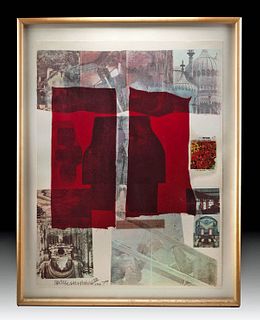 Signed Rauschenberg Print "Why You Can Tell II" (1979)