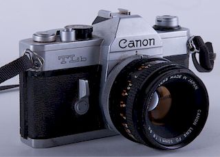 Vintage Canon TLb Camera Circa 1974
