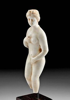 Splendid Roman Marble Statuette Nude Venus Pudica