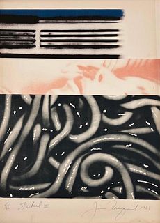 James Rosenquist Lithograph, Forehead II