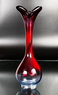 Orrefors Art Glass Vase