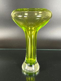 Art Glass Vase Signed Thiel