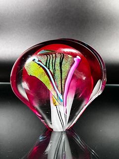 Shaun Messenger Art Glass Sculpture, Evolution Series