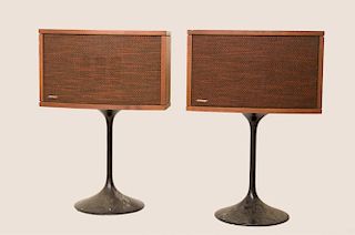 Bose Mid-Century Speakers w/ Pedestals, Pair