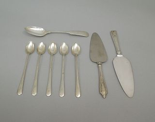 Group of Sterling Silver Flatware, 8 Pieces.