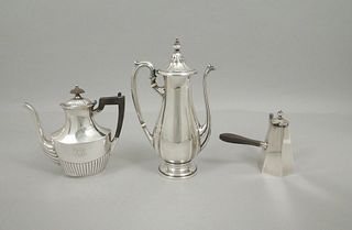 (3) Sterling Silver Teapots.