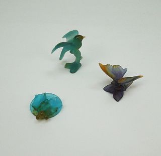 (3) Daum Crystal Small Figures.
