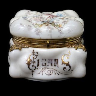 Bohemian Glass Cigar Box