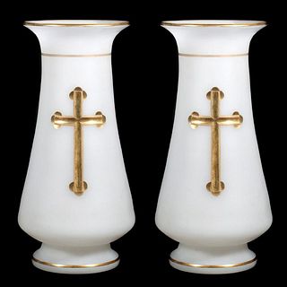 Pair Ecclesiastical Vases
