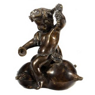 Bronze Figure of a Bacchante