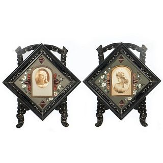 Pair Victorian Picture Frames