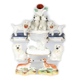 Collection of Staffordshire Ceramic Figures