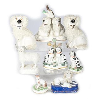 Collection of Staffordshire Ceramic Figures
