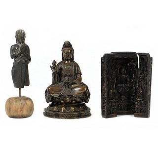 Three Buddhist Statues