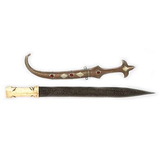 Bone Handle Short Sword, with a Dagger