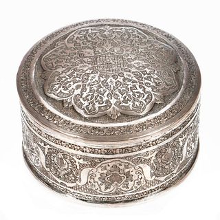 Silver trinket box