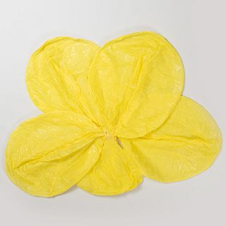 Jeff Koons (b. 1955): Inflatable Balloon Flower (Yellow)