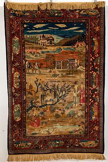 Persian Pictorial Rug/Wall Hanging