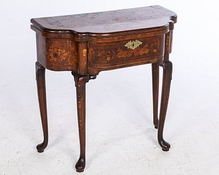 Dutch Marquetry Side Table, 18th Century
