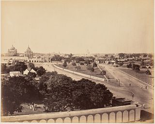 Samuel Bourne Albumen Photograph, Lucknow