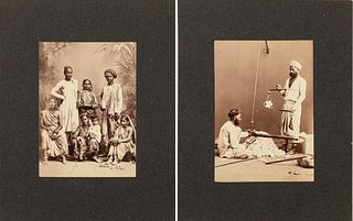 2 Albumen Photos, India, c. 1890