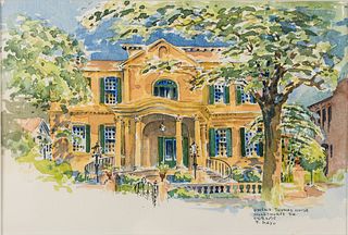 Everett Mayo (NC, b. 1947), Owens Thomas House, W/C