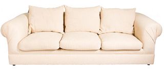 Kreiss Collection Oversized Tweed Sofa