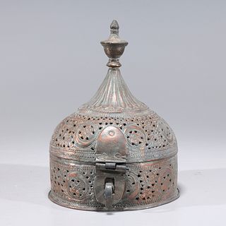 Antique Indian Intricate Covered Box