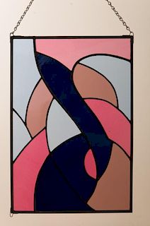 Abstract Stained Glass Panel