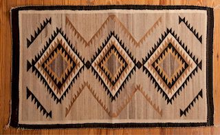 Navajo Flat Weave 3'1" x 5'2" Rug