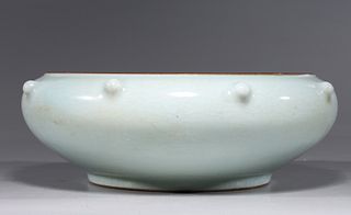 Chinese Celadon Glazed Porcelain Brush Washer