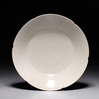 Chinese Porcelain Dragon Dish