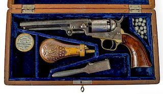 Colt Model 1849 Percussion Pocket Revolver Cased 