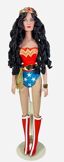 16" Tonner DC Stars "Wonder Woman" doll. NIB, box has some wear.