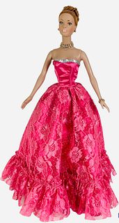 16" Tonner "Pink Champagne" (redressed) doll. In great condition. No box.