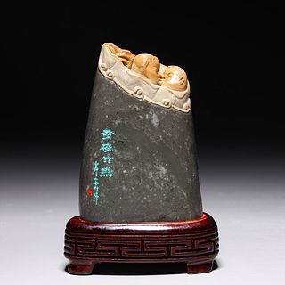 Antique Chinese Hardstone Sculpture
