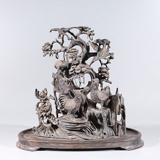 Elaborate Chinese Wood Carving