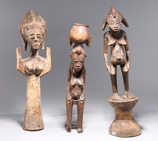 Group of Three African Fetish Figures