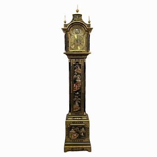 Gaspar Vieira Ornate Chinoiserie Grandfather Clock